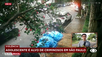 Adolescente é alvo de criminosos em São Paulo