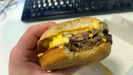 I tried the limited edition Philly Cheese Stack and it's the best McDonald's burger I've ever eaten