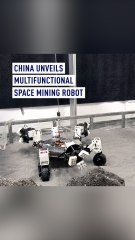 China unveils multifunctional space mining robot