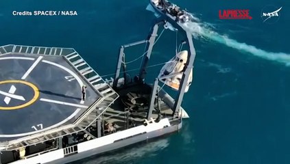 Gli astronauti Butch Wilmore e Suni Williams tornano sulla terra: l'atterraggio della capsula in mare