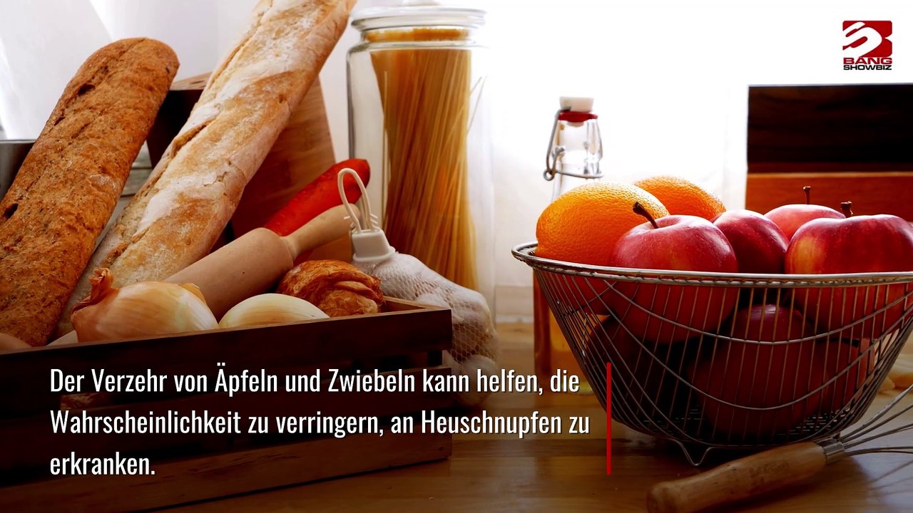 Äpfel und Zwiebeln könnten Heuschnupfen senken