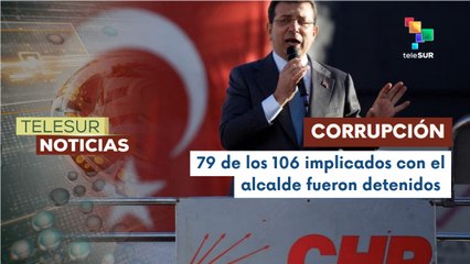 Alcalde Ekrem Imamoglu fue detenido bajo los presuntos cargos de corrupción