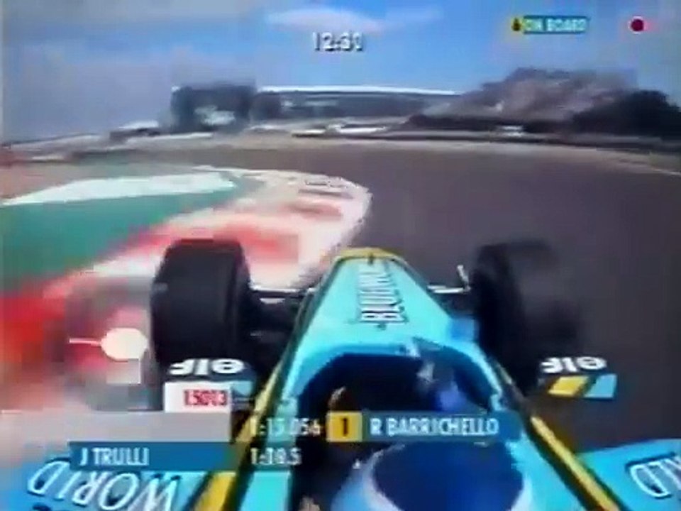F1 – Jarno Trulli (Renault V10) Onboard – France 2002 (01)