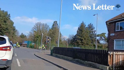 Car cavalcade Belfast News Letter