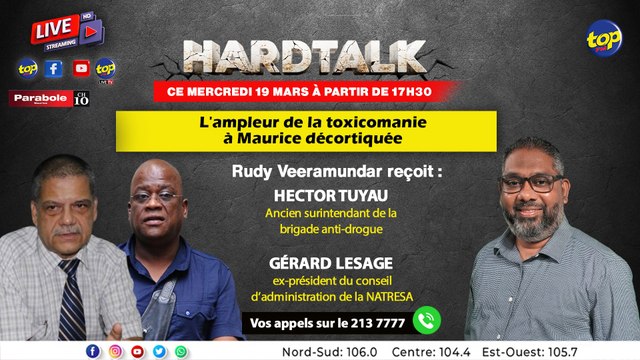 HARDTALK: Rudy Veeramundar recoit Hector Tuyau & Gérard Lesage.