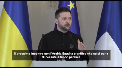 Zelensky: disponibili a inviare squadra di tecnici a incontro Gedda