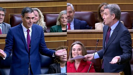 Rifirrafe entre Feijóo y Sánchez por Telefónica y el pacto de Mazón con Vox