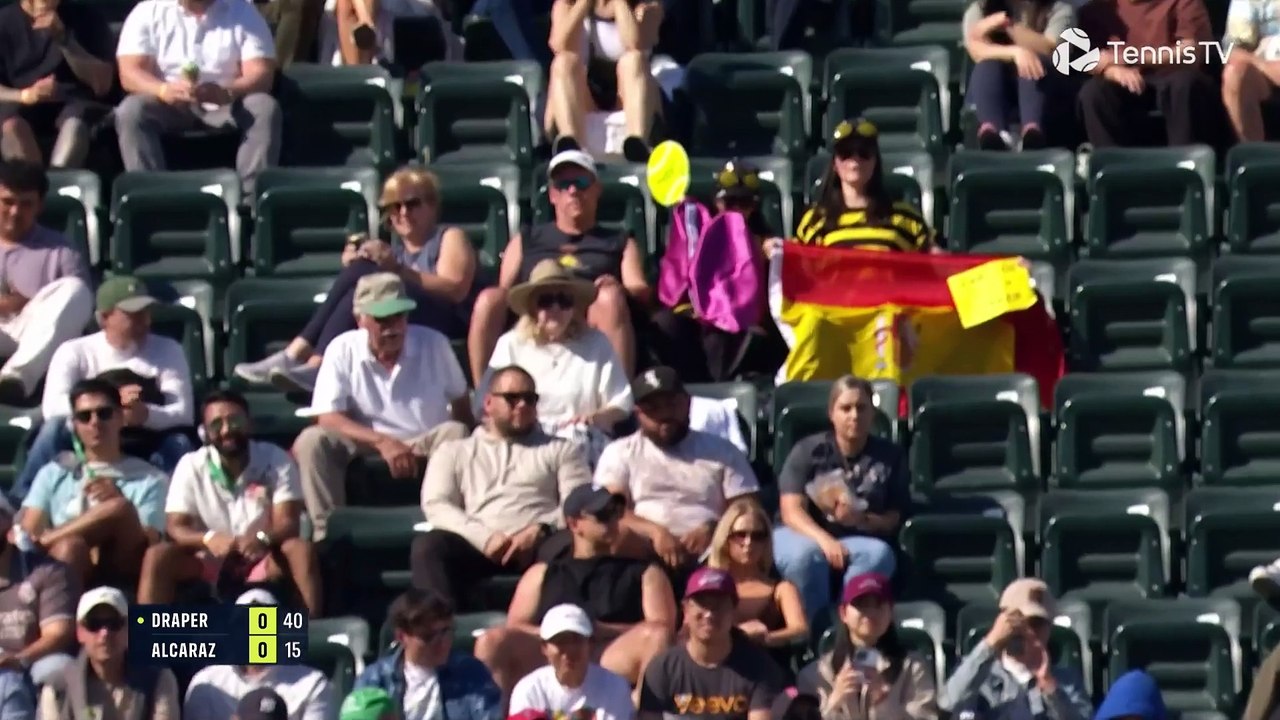 Jack Draper vs Carlos Alcaraz Indian Wells 2025