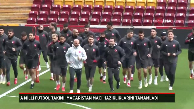 A Milli Futbol Takımı, Macaristan maçına hazır