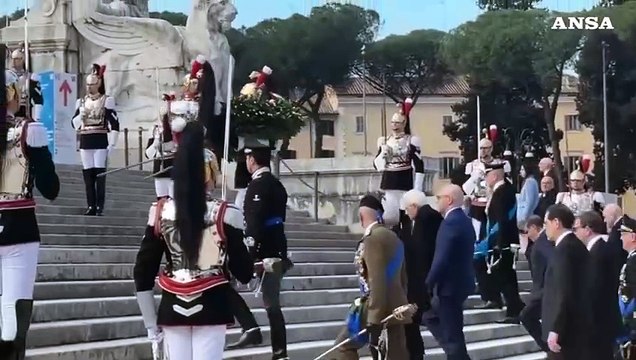 Giornata dell'Unita' nazionale, la cerimonia all'Altare della Patria