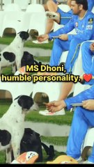 "MS Dhoni: A Humble Personality | The Legend of Cricket ❤️"