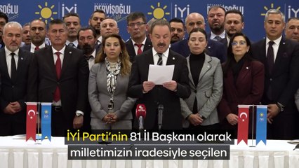 İYİ Parti'nin 81 il başkanından açıklama: Susmayacağız, boyun eğmeyeceğiz