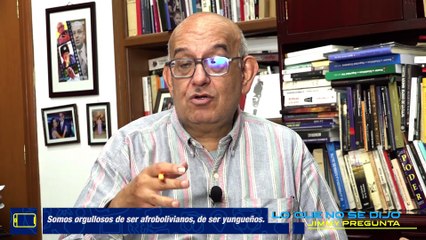 LO QUE NO SE  DIJO - Alcalde de Corripata, JULIO SALINAS: la comunidad afroboliviana tiene un gran potencial