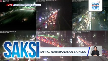 Matinding traffic, nararanasan sa NLEX | Saksi