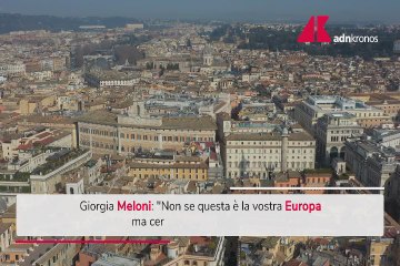 Meloni cita Manifesto di Ventotene: "Non è la mia Europa"