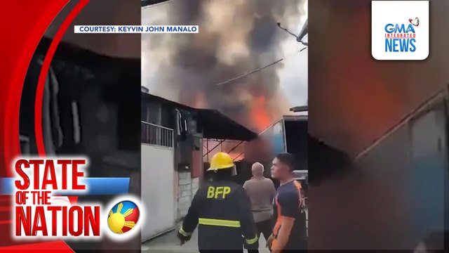 Umabot sa 13 firetruck, rumesponde sa sunog sa residential area sa Brgy. Tejeros sa Makati kaninang hapon | SONA