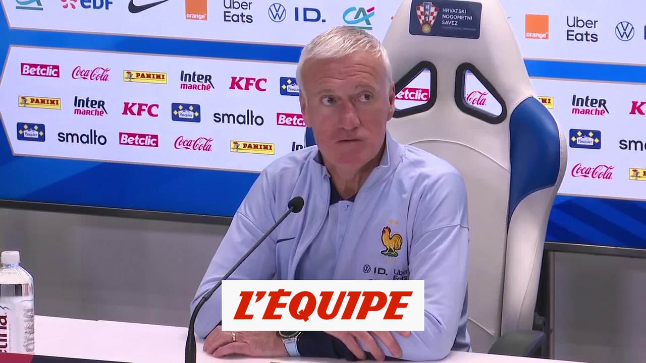 Deschamps sur les enjeux de Croatie-France - Foot - Ligue des nations - Bleus