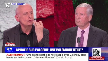 Algérie: " Le passé, c'est ce que nous faisons depuis 1962, nous l'enfouissons", déclare Jean-Michel Aphatie