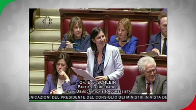 Elly Schlein - Intervento dalla Camera dei Deputati (19.03.25)