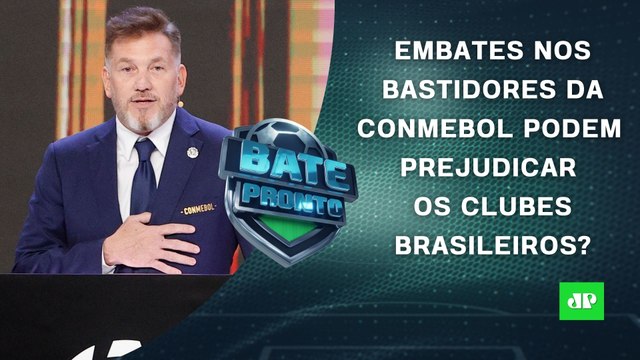 CHOQUE com a Conmebol PREOCUPA times brasileiros na Libertadores?; CRÍTICAS a Estevão | BATE-PRONTO