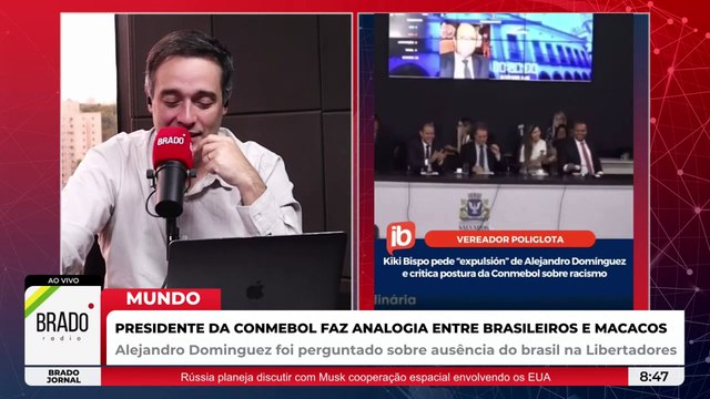 VEREADOR MANDA RECADO EM “PORTUNHOL” E ARRANCA RISADAS DE COLEGAS