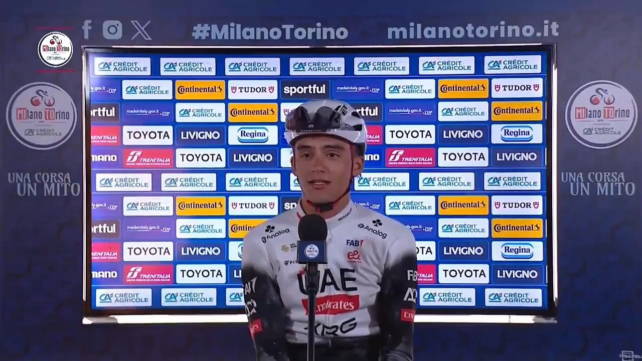 Cycling - Milano-Torino 2025 - Isaac Del Toro : "I'm finally starting to race more intelligently..."