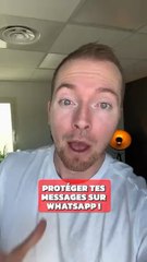 Proteger tes messages WhatsApp