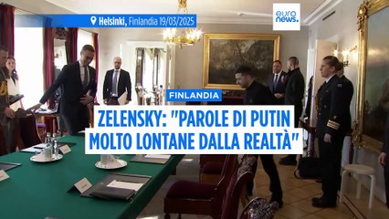 Ucraina, Zelensky: "Parole di Putin su stop attacchi a infrastrutture energetiche diverse da realtà"