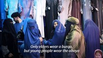 New generation of Afghan women shift from burqa to abaya robe