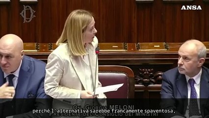 Meloni cita il Manifesto di Ventotene: "Non e' la mia Europa"