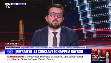 Conclave/retraites: "On relance un débat pour au moins sauver deux trois choses", estime Philippe Brun, député PS