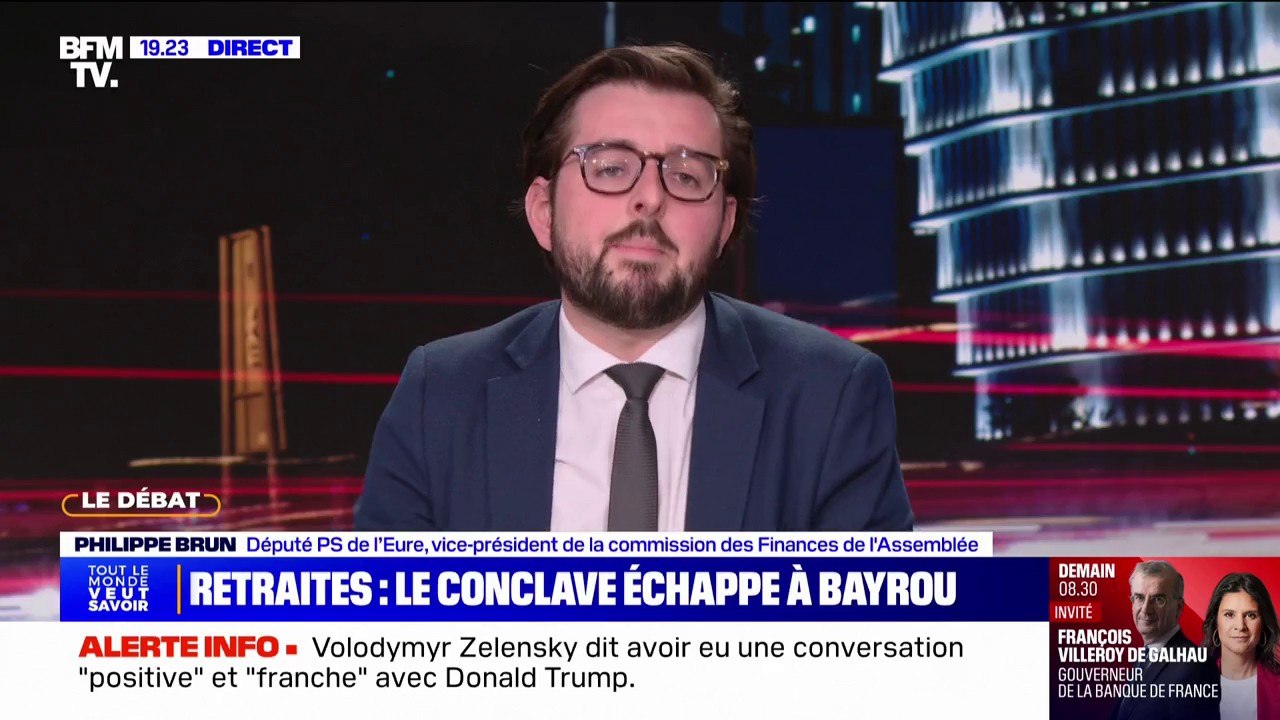 Conclave/retraites: "On relance un débat pour au moins sauver deux trois choses", estime Philippe Brun, député PS