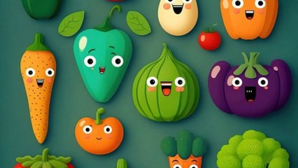 On apprend les noms des légumes en français avec les pipelettes! Vidéo éducative