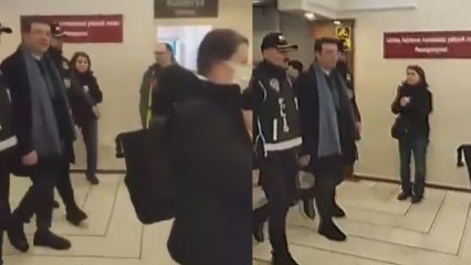 Ekrem İmamoğlu'nun gözaltındaki ilk görüntüleri
