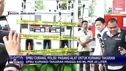 Segel SPBU Curang di Sentul, Polisi: Modus Pasang Alat untuk Kurangi Takaran BBM