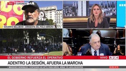 🔴 MARCHA POR JUBILADOS: "NO HABÍA NINGÚN BARRA" - Eduardo Belliboni
