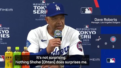 'It's like he's playing a video game' - Dodgers react to Ohtani heroics in Japan
