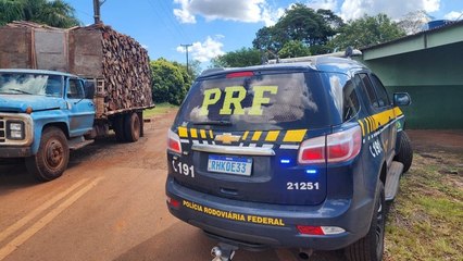 PRF apreende caminhão com irregularidades graves; veja o vídeo