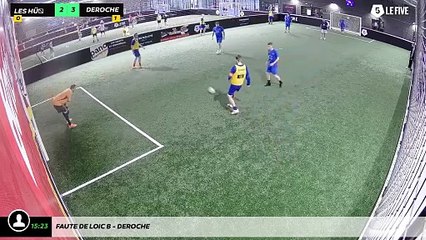 Faute de Loic B - Deroche
