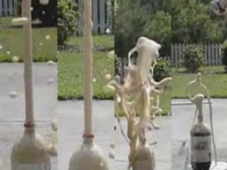 MENTOS + COCA EN 1200FPS : C'EST FOU !!!