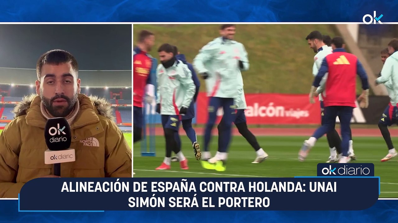 Alineación de España contra Holanda: Unai Simón será el portero