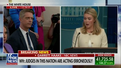 Leavitt claimed that Judge Boasberg is a Democrat activist appointed by Barack Obama.