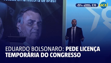 Eduardo Bolsonaro fica nos EUA e pede licença temporária