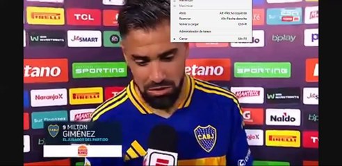 Copa Liga Profesional 2025: Milton Gimenez es el jugador del partido del domingo pasado del mes  marzo