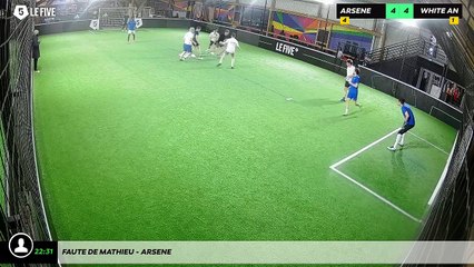 Faute de Mathieu - Arsene