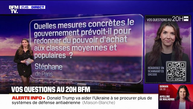 VOS QUESTIONS - Quelles mesures pour redonner du pouvoir d'achat aux classes moyennes et populaires ?
