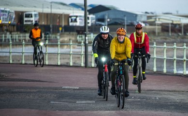 Alastair Dalton joins Edinburgh's Dawn Patrol cycle ride
