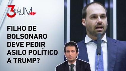 “Fora do Brasil pode contribuir muito mais”, diz Ghani sobre Eduardo Bolsonaro nos EUA