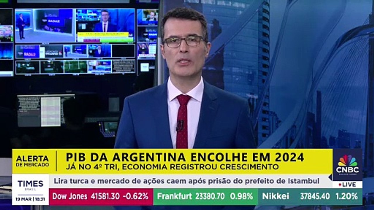 ALERTA DE MERCADO: PIB da Argentina encolheu em 2024, mas mostra sinais de recuperação
