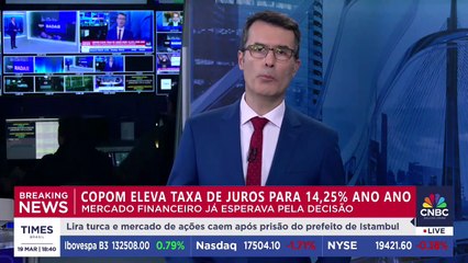 BREAKING NEWS: Copom divulga elevação da taxa Selic em 1 p.p., a 14,25% ao ano